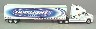 1/64 Bud Light Freightliner truck bank - Left View